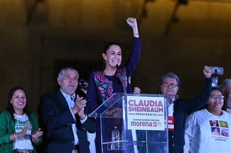 Claudia Sheinbaum Hace Historia Al Ser Electa Primera Presidenta De