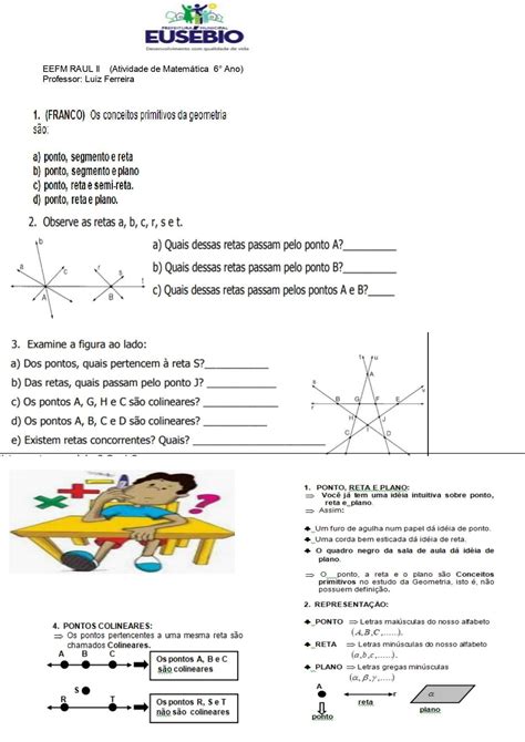 Ponto Reta E Plano Exercícios LIBRAIN