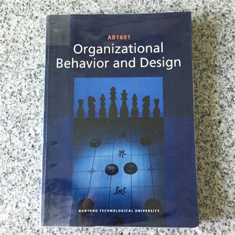 NTU NBS AB1601 Organisational Behaviour And Design OB Textbook