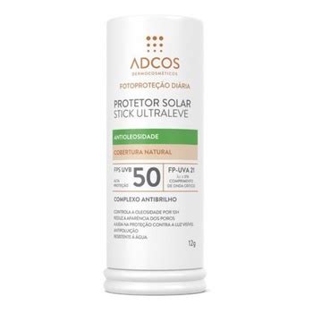 Protetor Solar Adcos Stick Ultraleve Antioleosidade Fps 50 Nude 12g Shopee Brasil