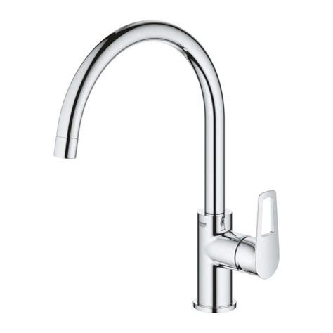 Grohe Bauloop Mitigeur monocommande évier col de cygne Chrome G