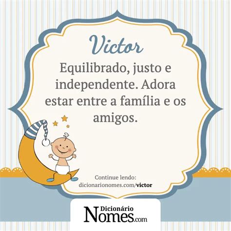 Significado Do Nome Victor Dicion Rio Nomes