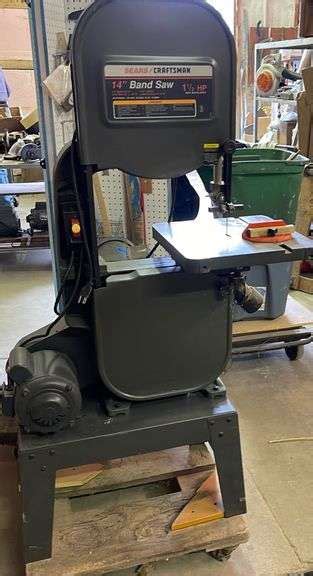 Sears Craftsman Band Saw On Wheeled Platform Sherwood Auctions