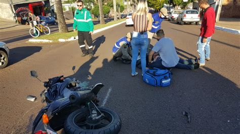 Carro E Moto Se Envolvem Em Colis O No Bairro Coqueiral Cgn O Maior