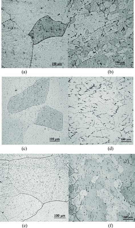 Optical Microstructures Of Solution Treated Alloys A Ti 15333 B