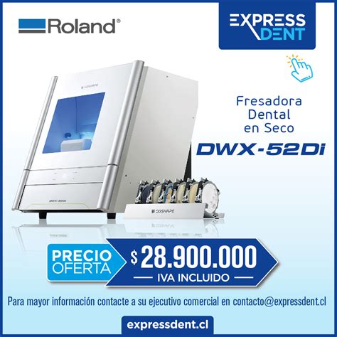 Fresadora Modelo Dwx 52di Roland Expressdent