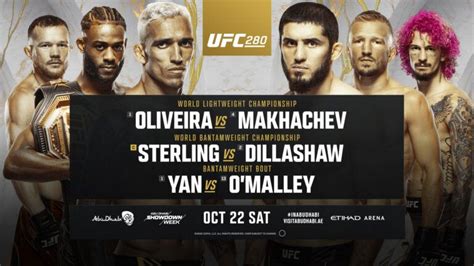 UFC 280: Date, Fight Card, Location, Tickets and more