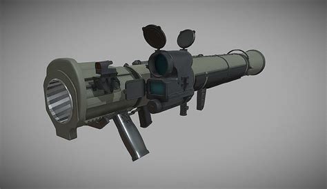 Modern Carl Gustaf 84mm Recoilless Rifle 3d Model Cgtrader