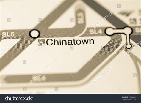 Chinatown Station Boston Metro Map Stock Photo 541964176 | Shutterstock