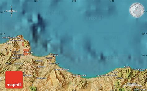 Satellite Map of Bagheria