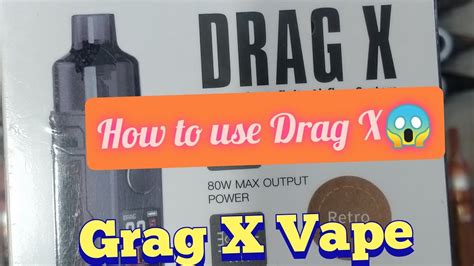 Voopoo Drag X Vape How To Use Voopoo Drag X Vape Kesy Use Kry Voopoo Drag X Viral Youtuber