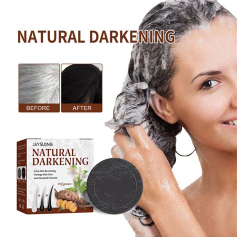 Eelhoe Hair Shampoo Polygonum Essence Hair Darkening Shampoo Soap