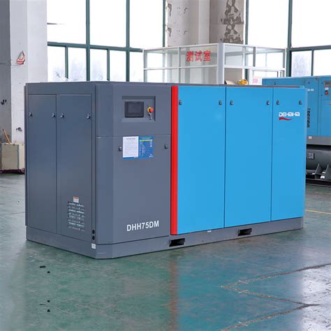 Two Stage Compression Screw Air Compressors Permanent Magnet Hp Kw