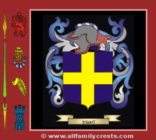 Tissel family crest and meaning of the coat of arms for the surname ...