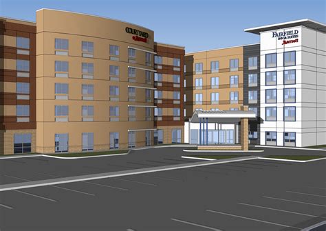 Courtyard By Marriott / Fairfield Inn & Suites Dual Hotel - mw builders