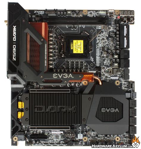 Evga Z590 Dark Motherboard Review Board Layout And Features Hardware Asylum