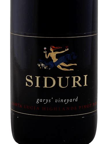 2005 Siduri Garys Vineyard Pinot Noir Vivino US