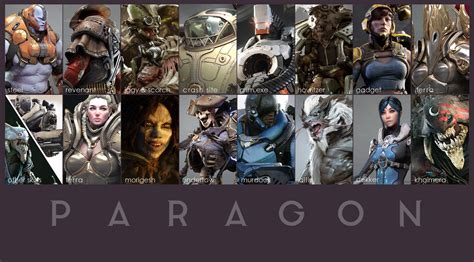 Paragon - Character art