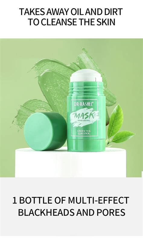 Dr Rashel Green Tea Anti Acne Pimple Clay Stick Mask Pool Mecca