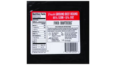 Four Brothers Fresh Round Hereford Ground Beef Oz Delivery Near