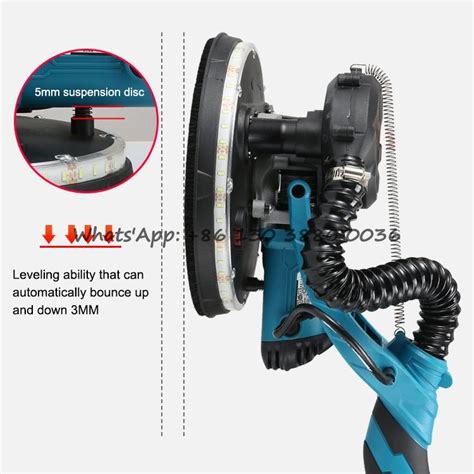 High Efficiency Dust Free Putty Wall Sander Automatic Vacuum Electric