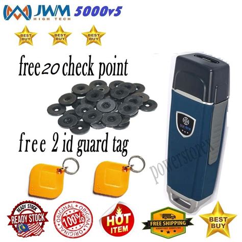 Jwm 5000V5 V3 Digital Rfid Tour Guard Patrol With Free 20 Check Point