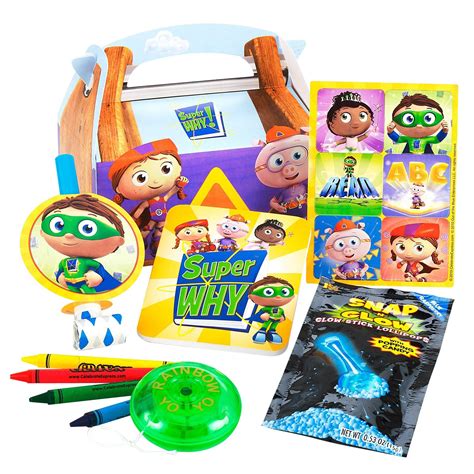 Buy Super Why Party Favor Box At The Pbs Kids Shop Super Why