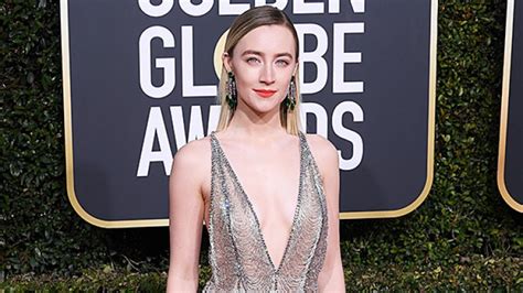 Saoirse Ronan’s Dress At Golden Globes 2019 — Sizzles In Silver Gown ...