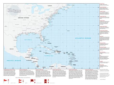 USA Atlantic Hurricane Tracking Wall Map | Maps.com.com