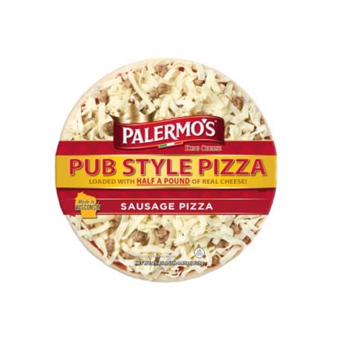 Palermo S King Cheese Pub Style Sausage Frozen Pizza 25 85 Oz Kroger