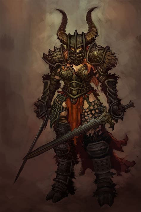 Diablo 3 Female Barbarian Armor Sets