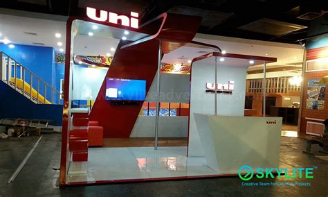 Booth Design Fabrication And Installation Of Uni Mitsubishi Pencil