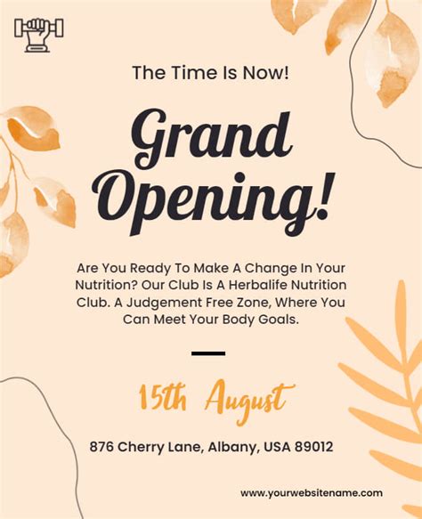 10 Best Gym Grand Opening Flyer Ideas And Examples