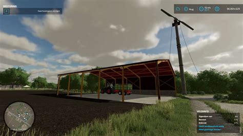 Red Metal Shed V1 0 FS25 Mod FS22 Mod