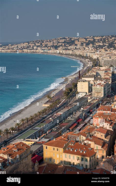 Skyline Of Nice France Stock Photo Alamy