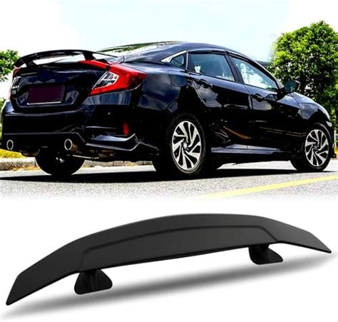 Amazon Jmtbno Inch Universal Rear Spoiler Black Sport Style