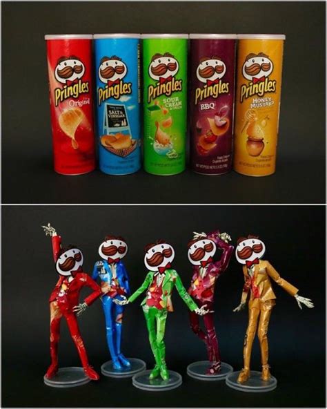 Someone Made Figurines Out Of Pringles Cans R Beamazed