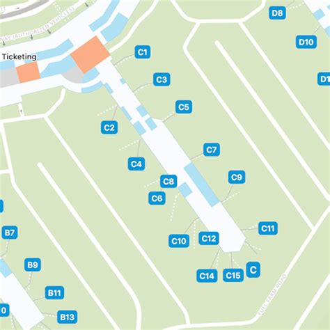 baltimore airport map guide  bwis terminals