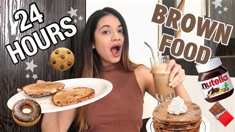 I Only Ate Brown Food For Hours Youtube