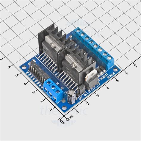 L298n Dual Mạch Cầu H Điều Khiển 4 Động Cơ 50w Nguồn 5vdc Kích Thước