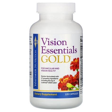 Dr Whitaker Vision Essentials Gold Capsules Iherb