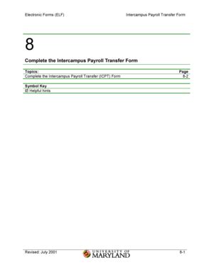 Fillable Online Confluence Umd Complete The Intercampus Payroll