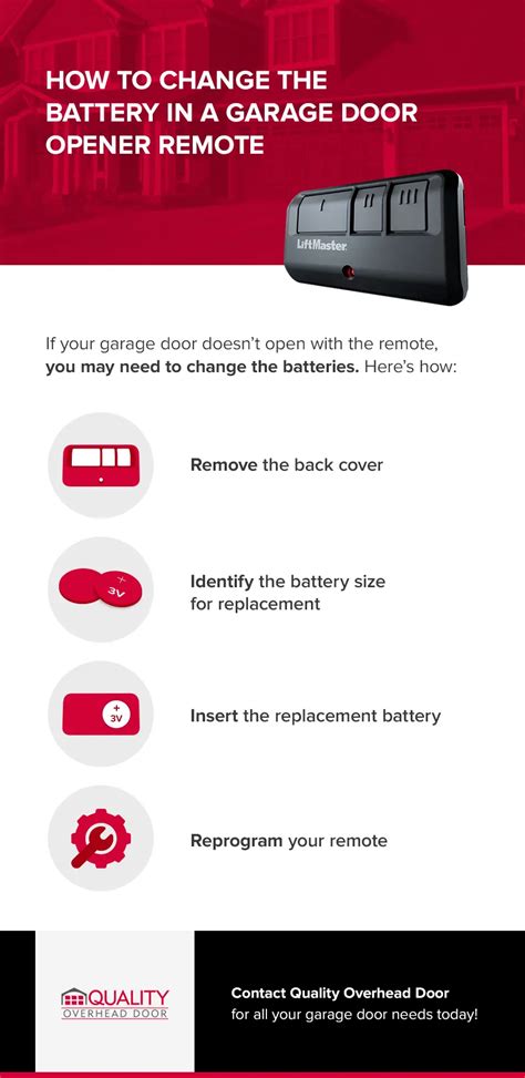 How To Change The Battery In A Garage Door Opener Remote Quality