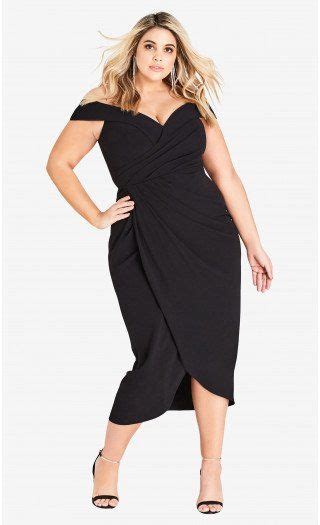 Womens Plus Size Occasion Dresses City Chic Plus Size Black