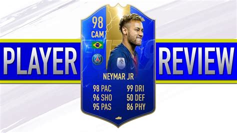 FIFA 19 TOTS NEYMAR 98 PLAYER REVIEW YouTube