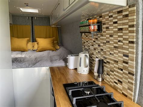 LWB VW Crafter Self Build Conversion With Fixed Bed Quirky Campers