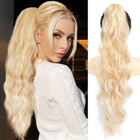 Amazon Vexwig Ponytail Extension Long Wavy Pony Tails Hair