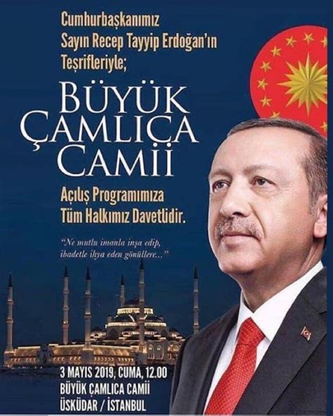 Hilmi Türkmen on Twitter Asrın mührü Büyük Çamlıca Camii