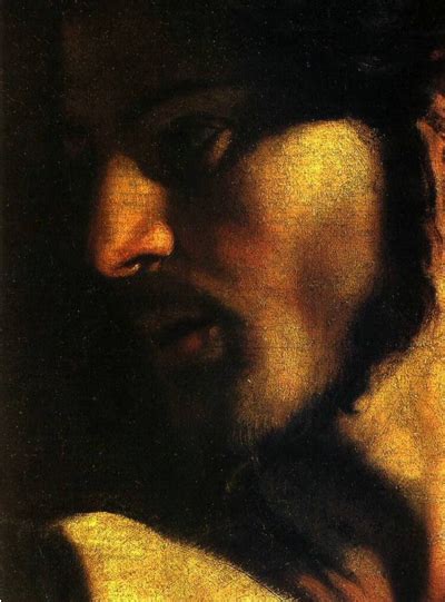 Caravaggio Dettaglio Del Cristo Da La Vocazione Di San Matteo