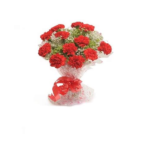 Buy Ferns N Petals Flower Bouquet Red Delight 500 Gm Online At The Best